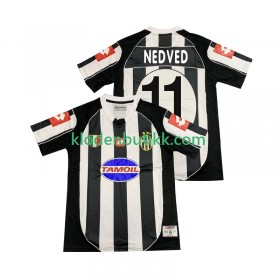 Juventus NEDVED 11 2003 Retro Hjemme Fotballdrakt 2002 Kortermet